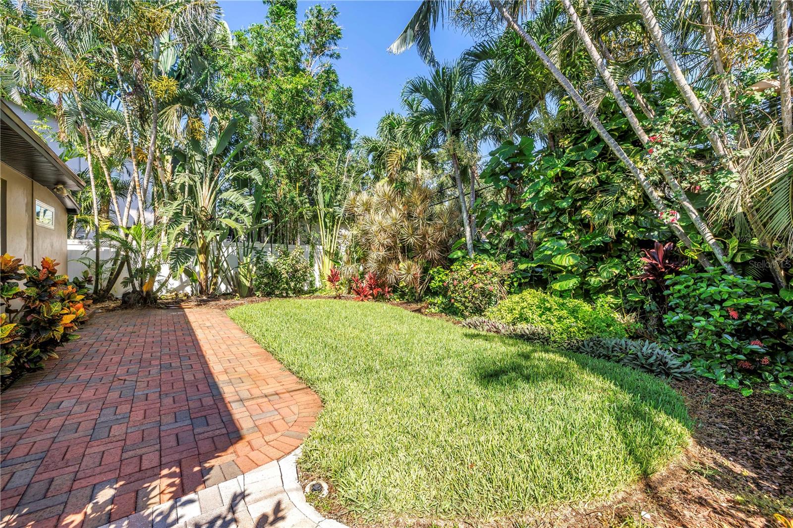 Private backyard