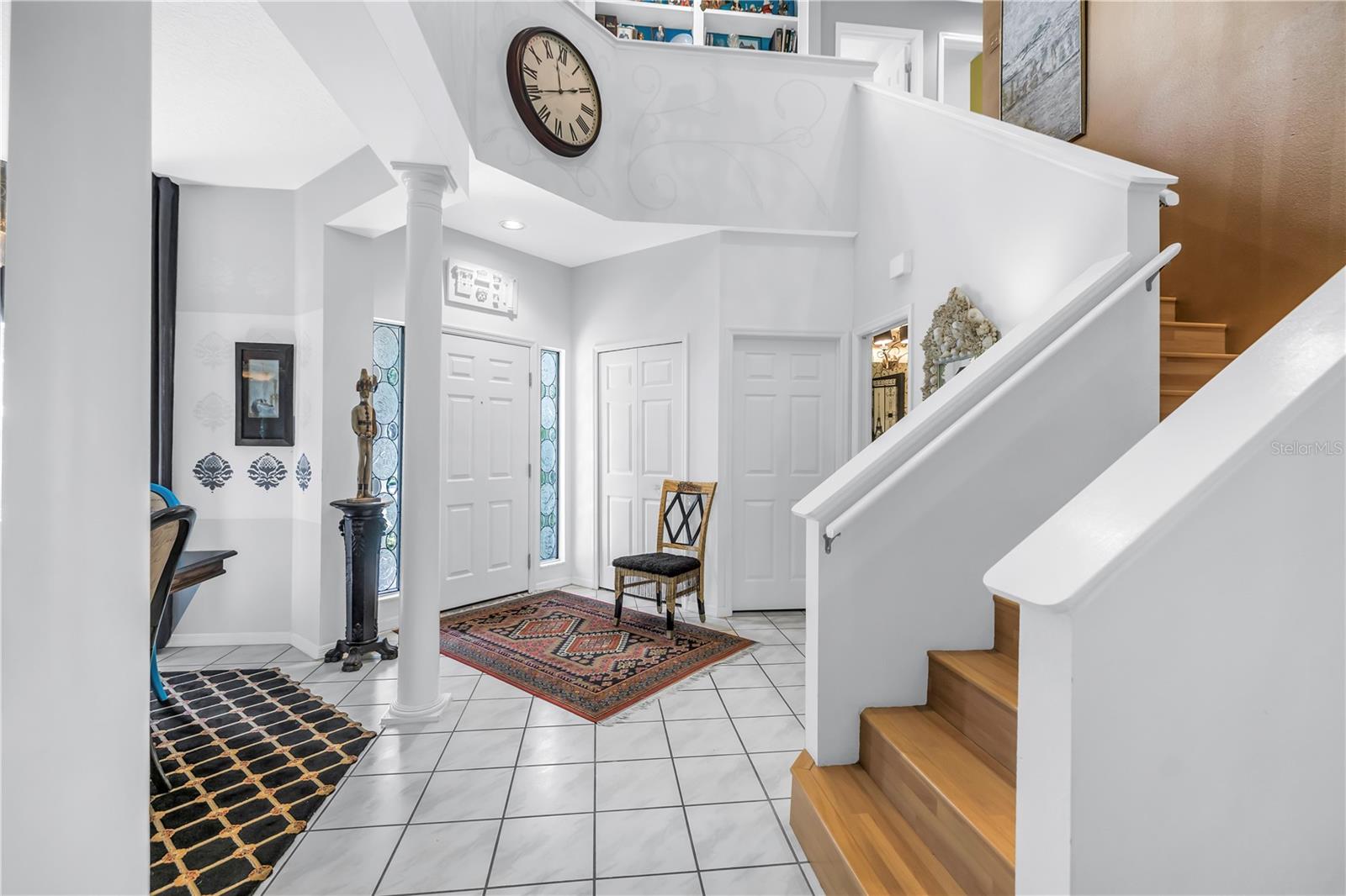 Soaring, welcoming Foyer