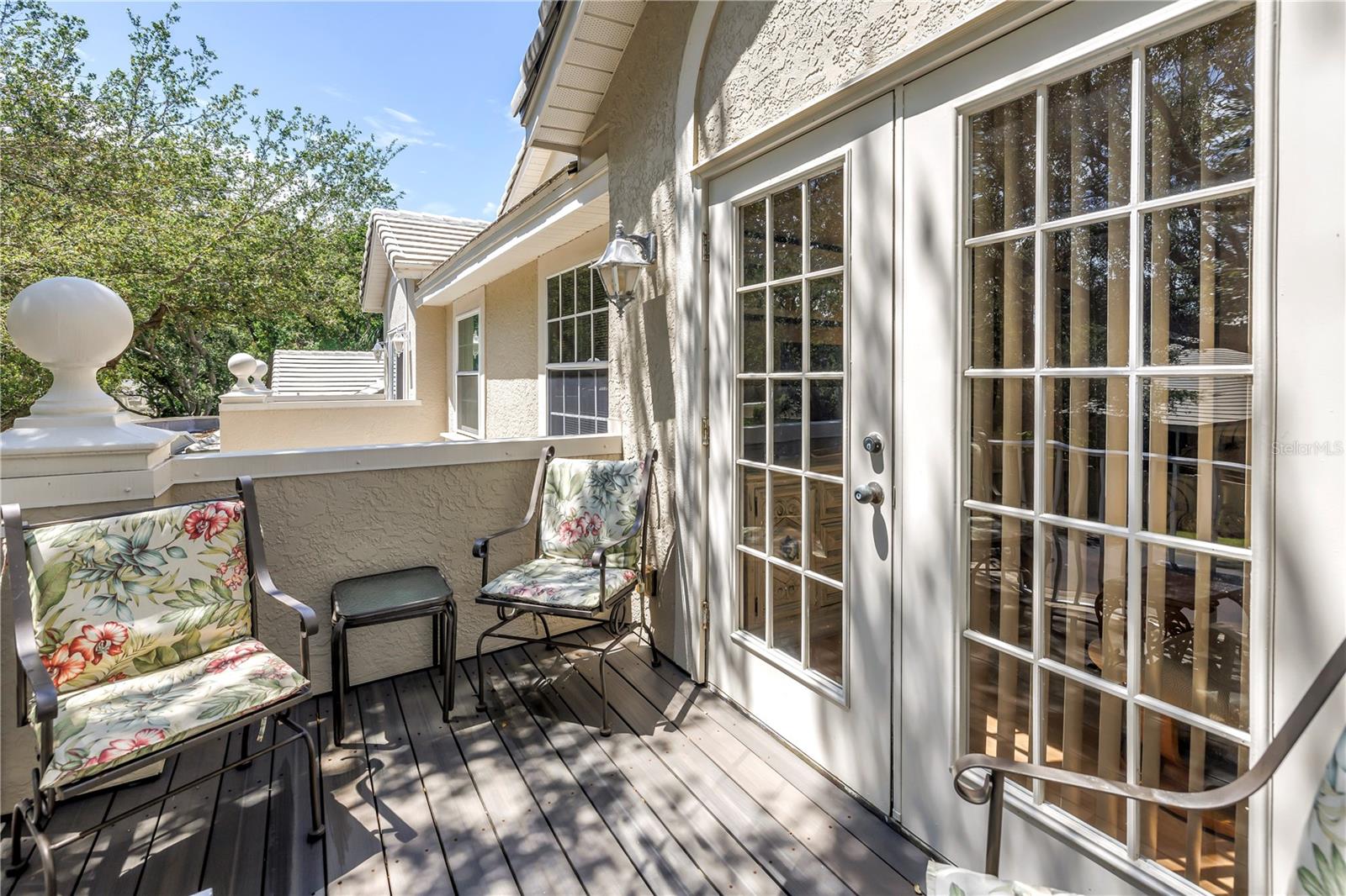 Seating for Friends on the upper patio