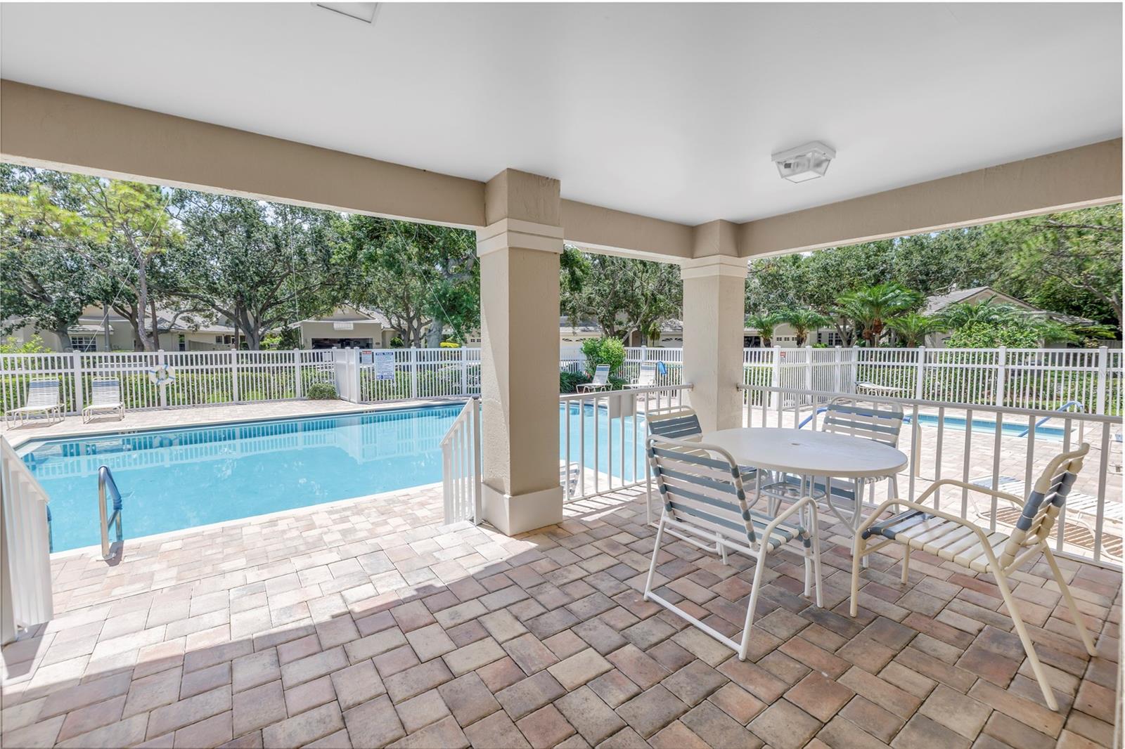 Covered Pavilion or Cabana for Pool goers