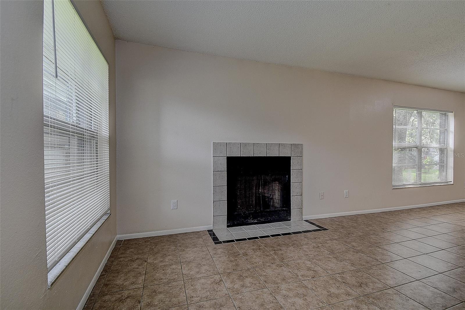 Nice fireplace.