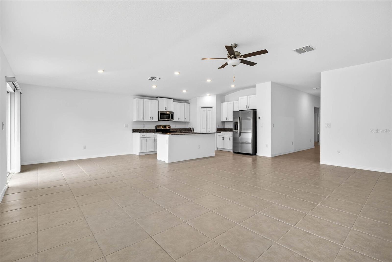 Looking toward the kitchen