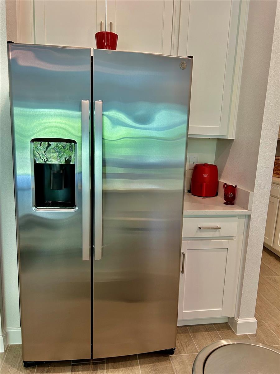 Stainless Steel Double Door Refrigerator