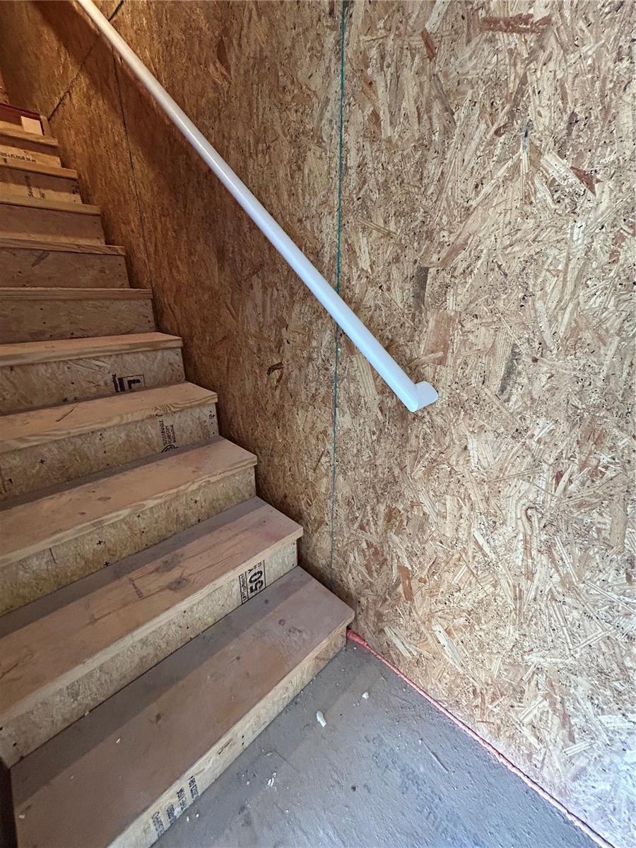 STAIRWAY to Upstairs Storage Complete Area