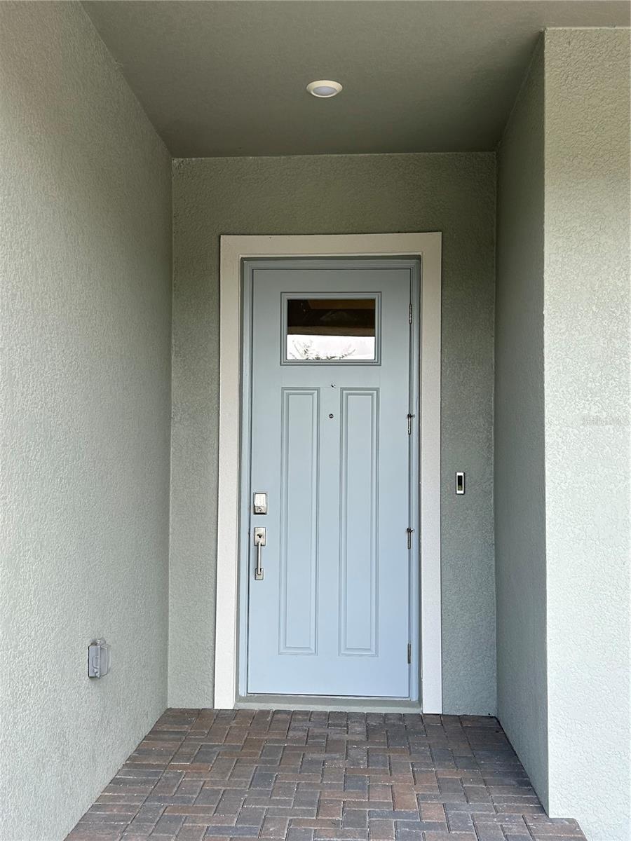 Front Door Covered Entrance