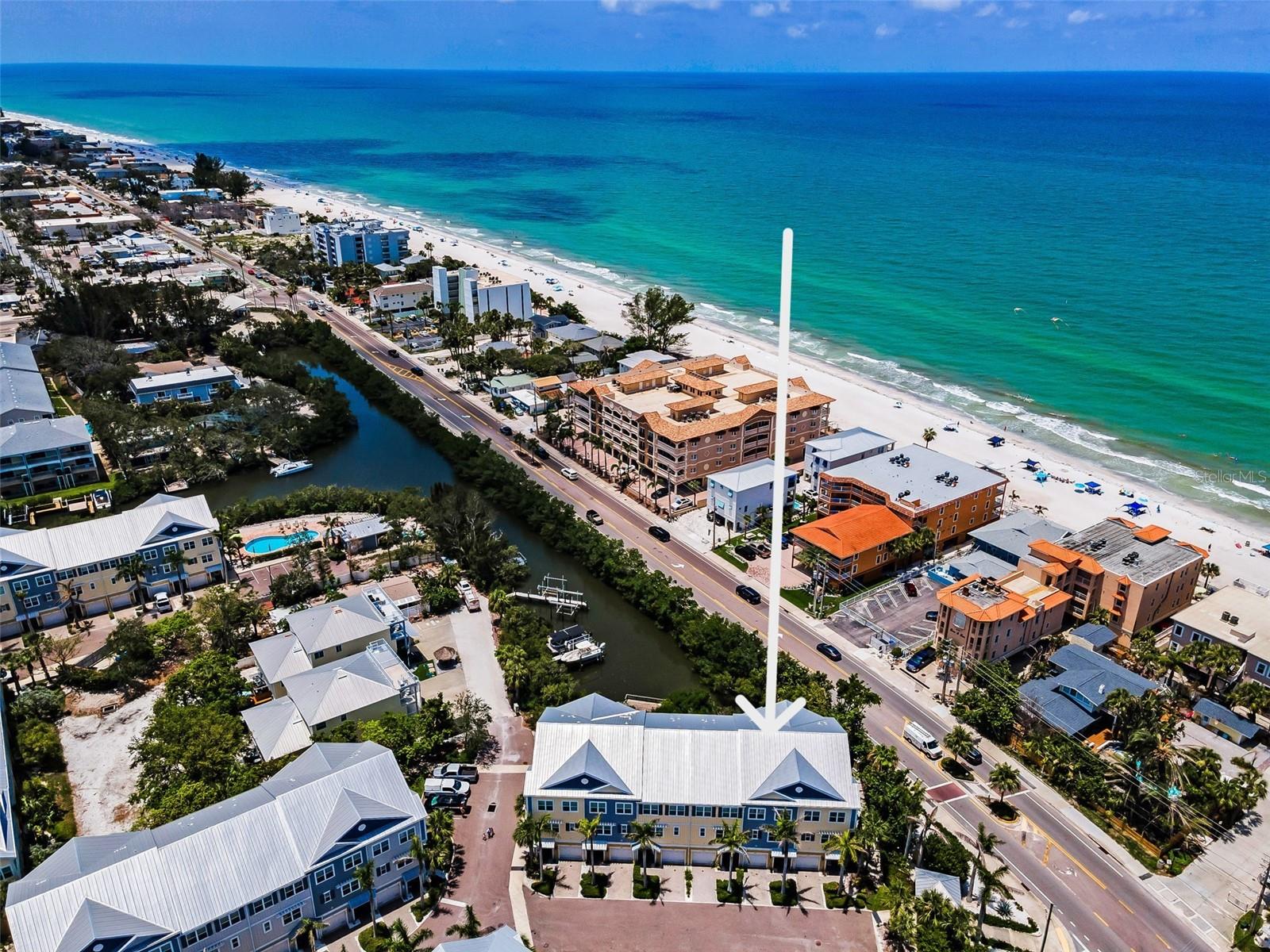 Across the street from the Gulf of America
