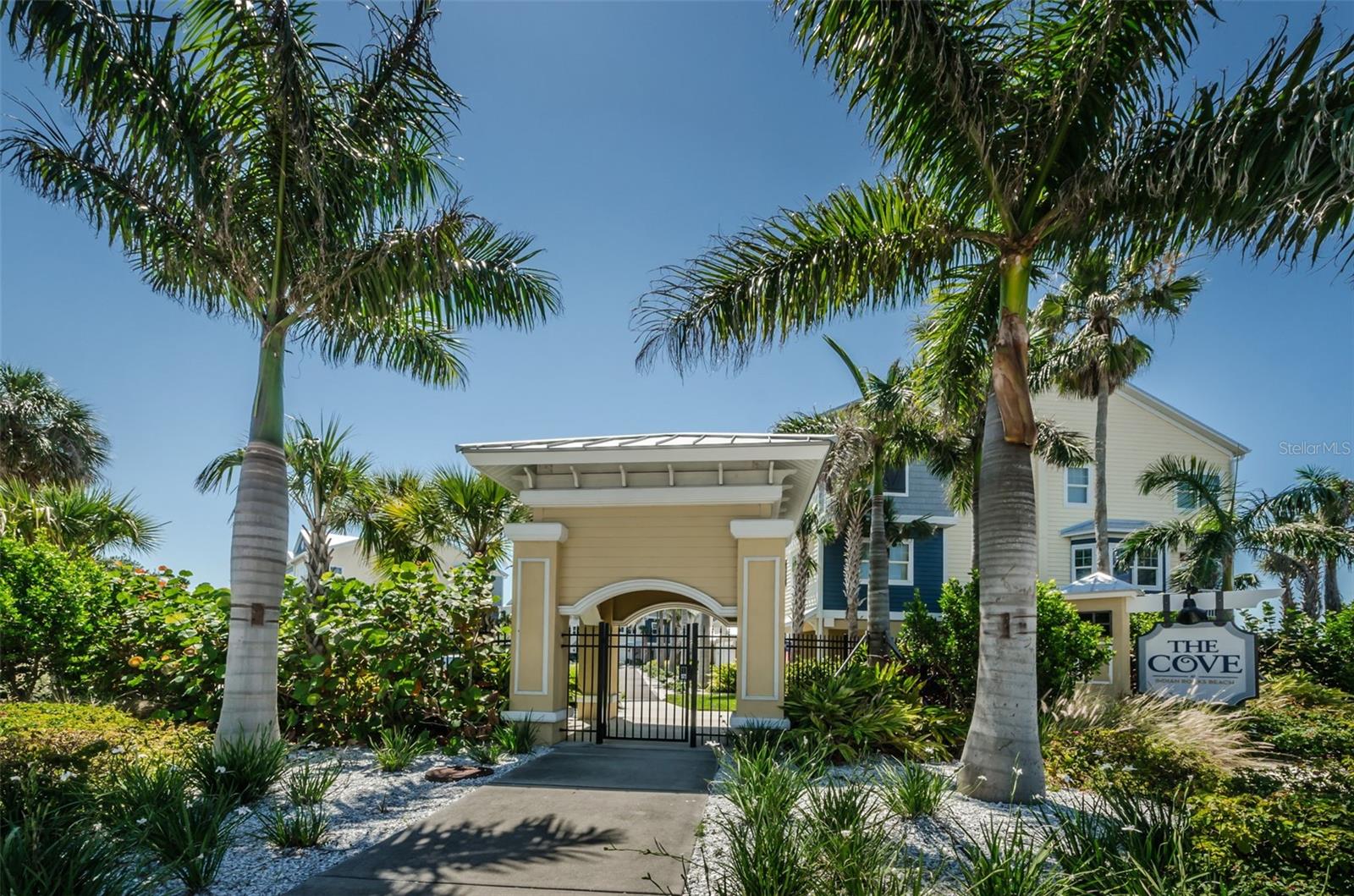 The Cove entry / Pedestrian gate