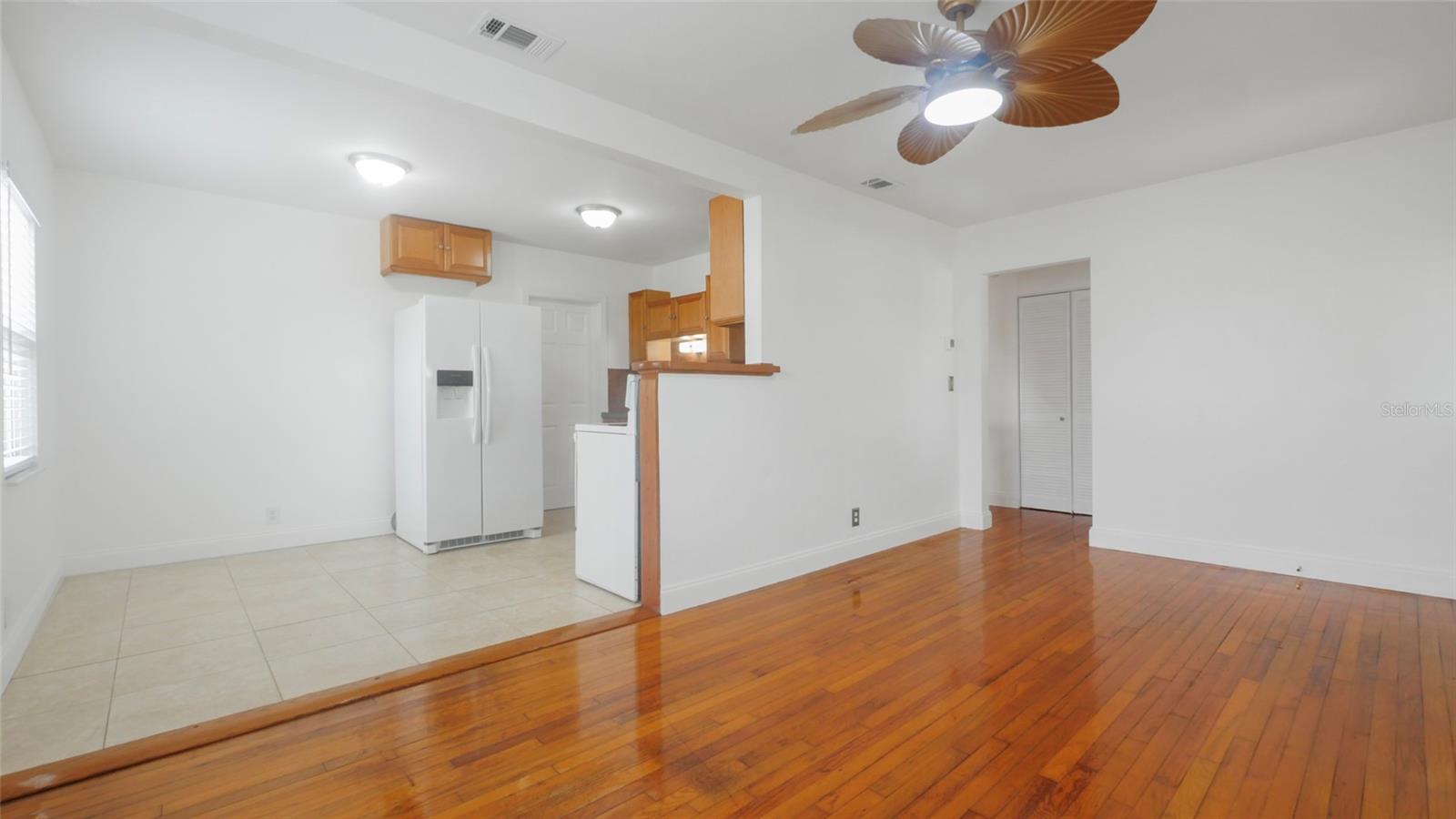 Living room/eat in kitchen