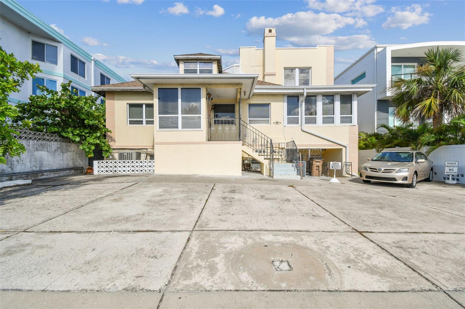 Front w/ample parking