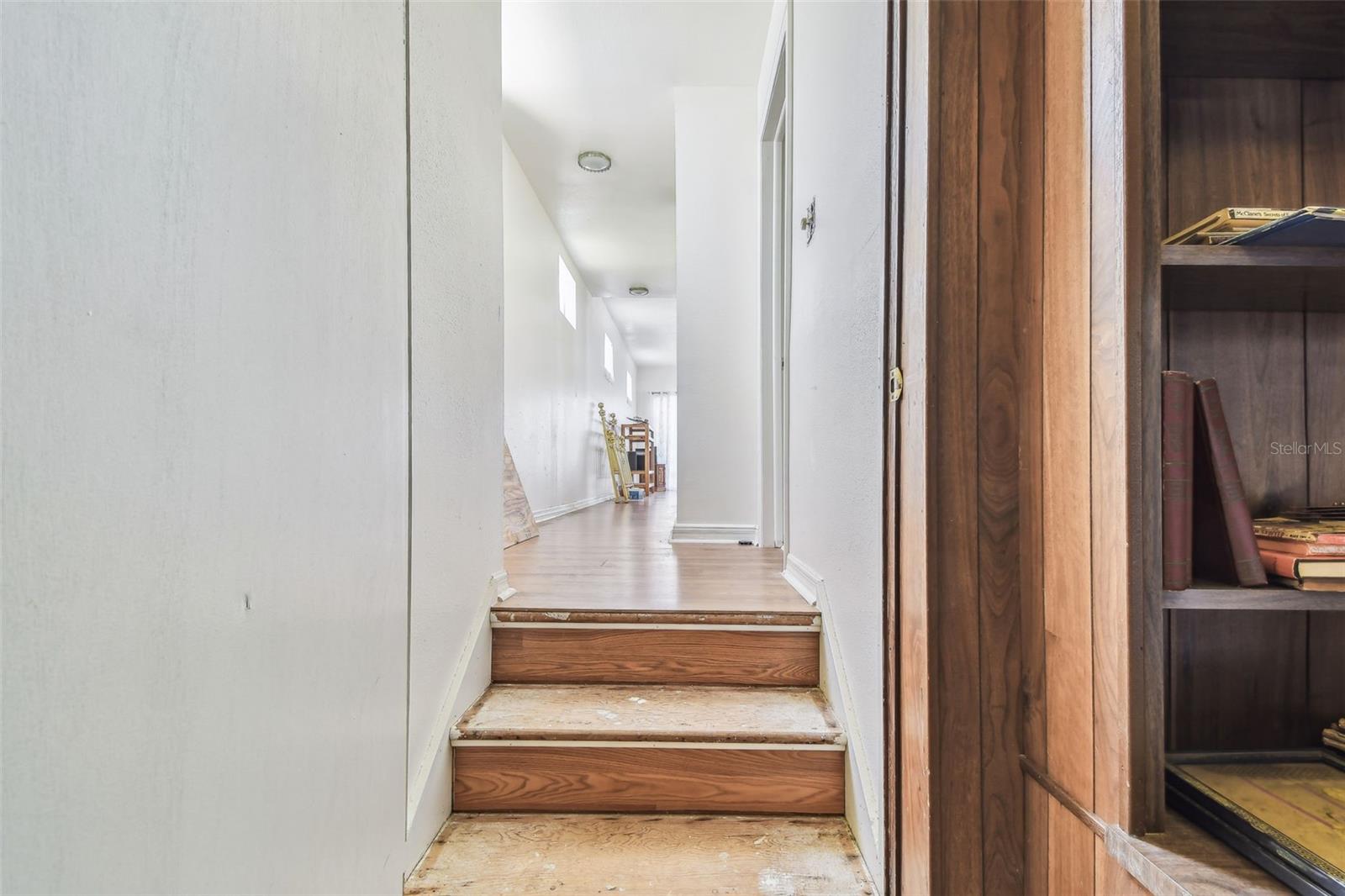 Stairs from den to the Primary Bedroom