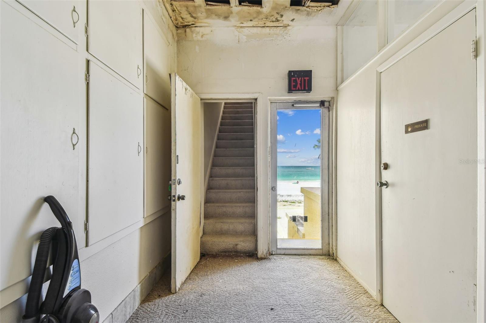 Stairs to 3rd floor units