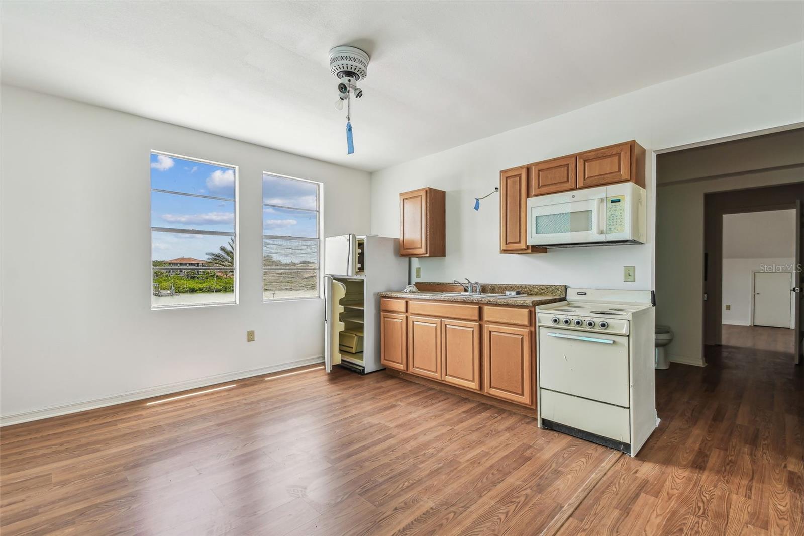 3rd floor kitchenette & living area