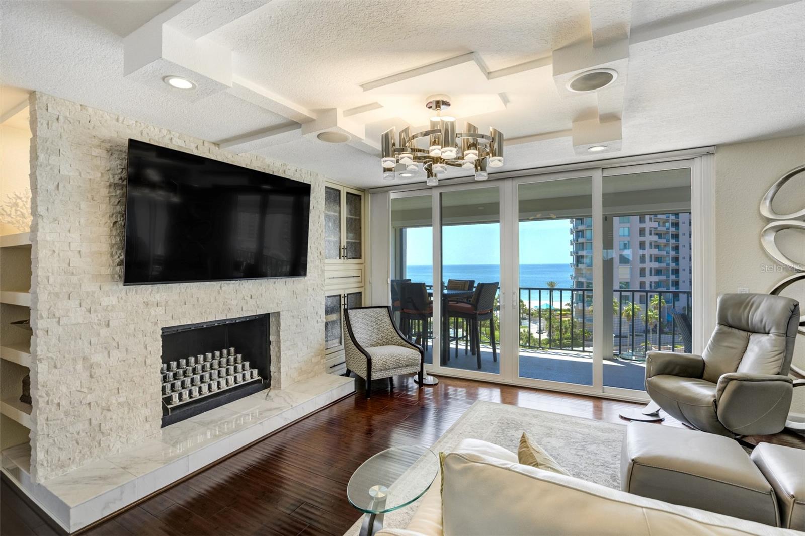 Living Room With Firplace