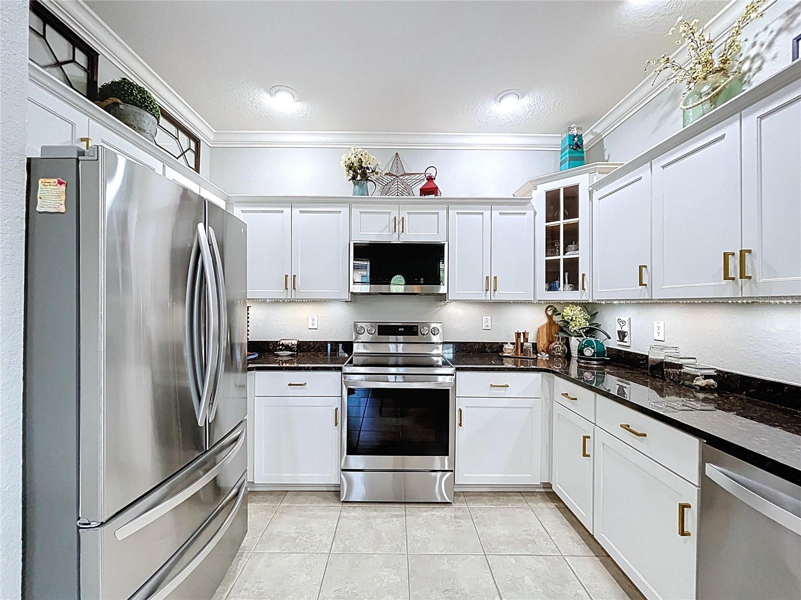 Kitchen with updated appliances