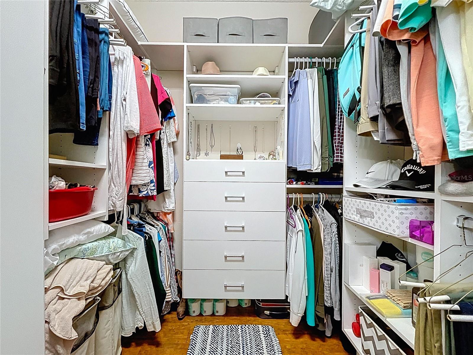 Custom Walk In Closet