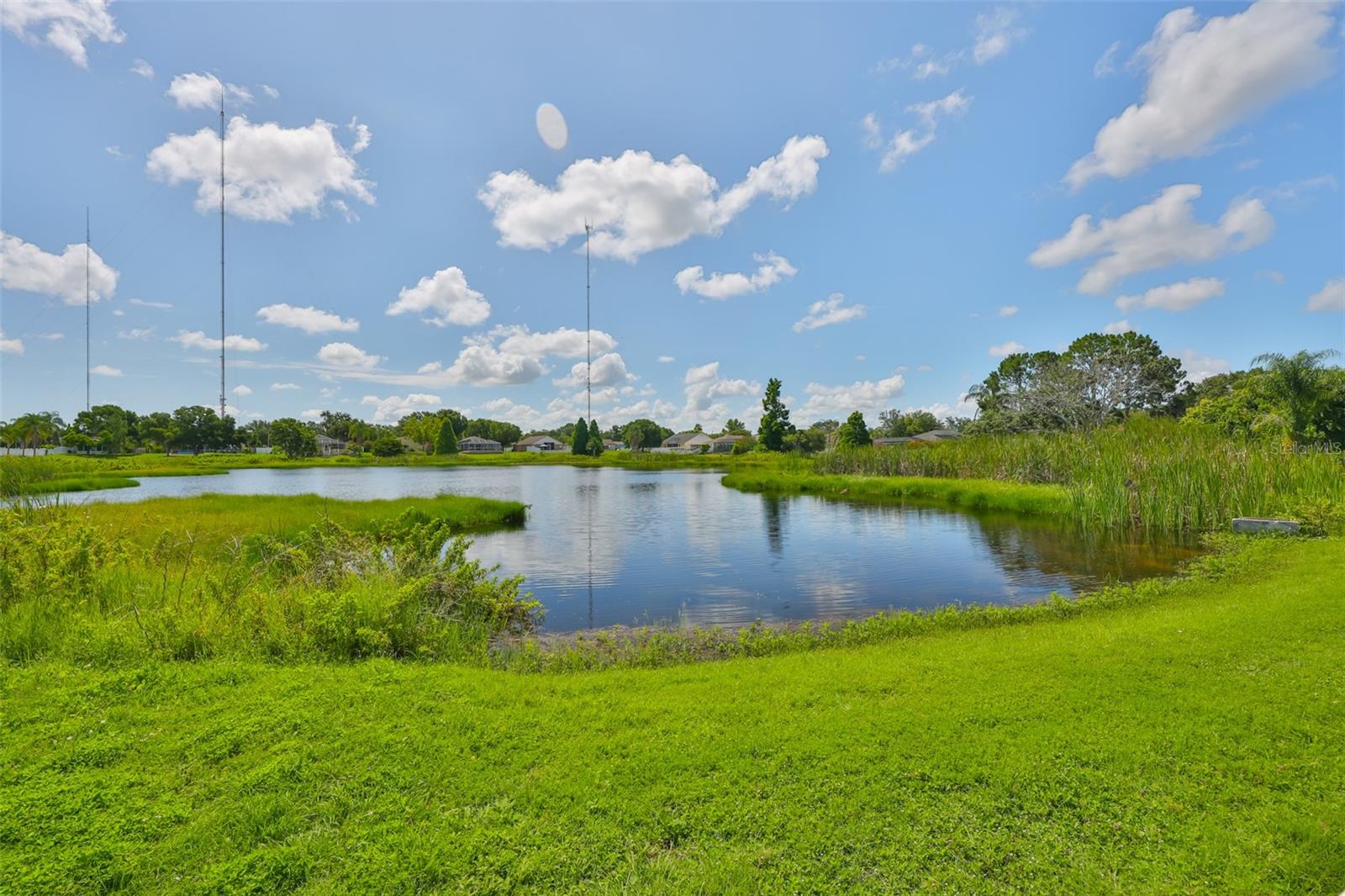Your property goes to the center of the pond! This is yours!
