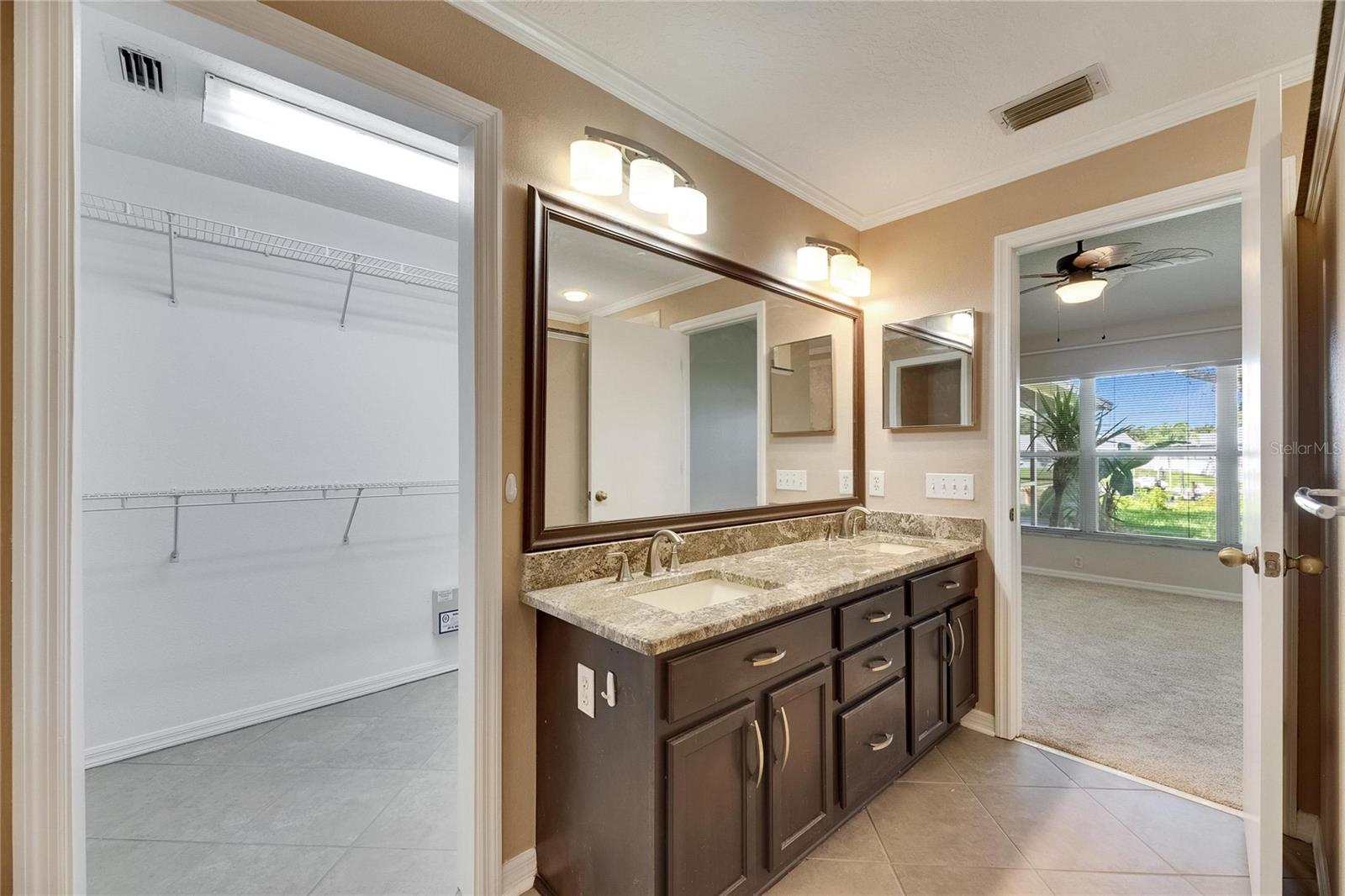 Large walk in closet