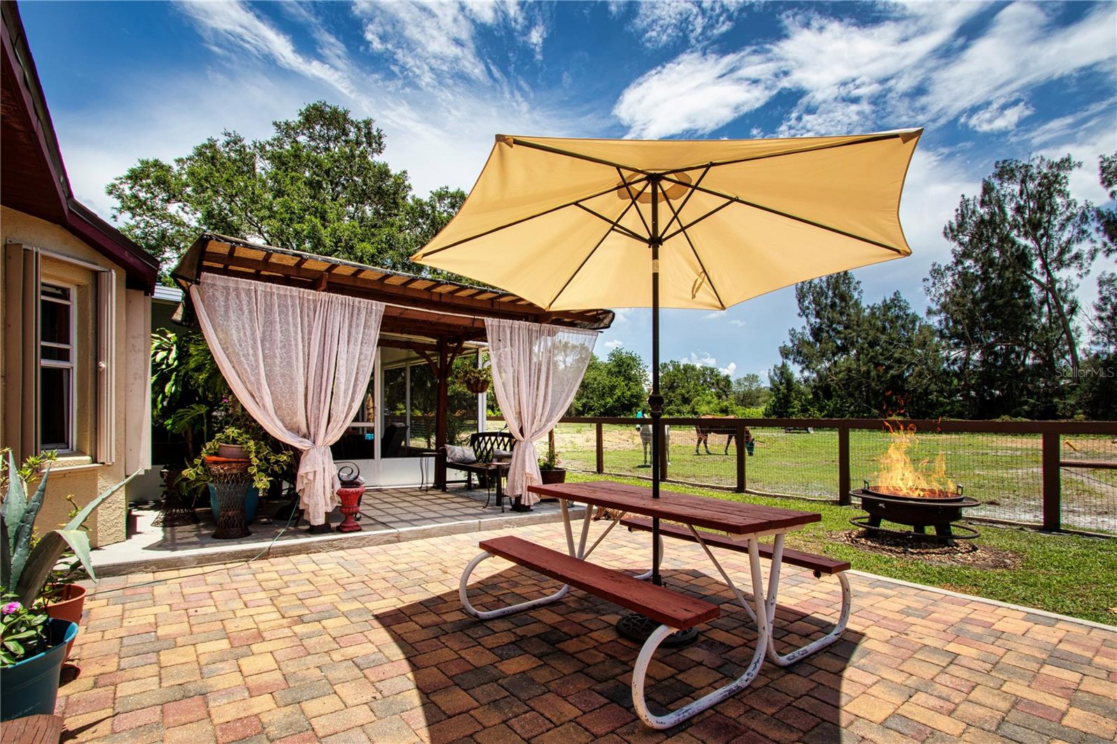Expansive Patio