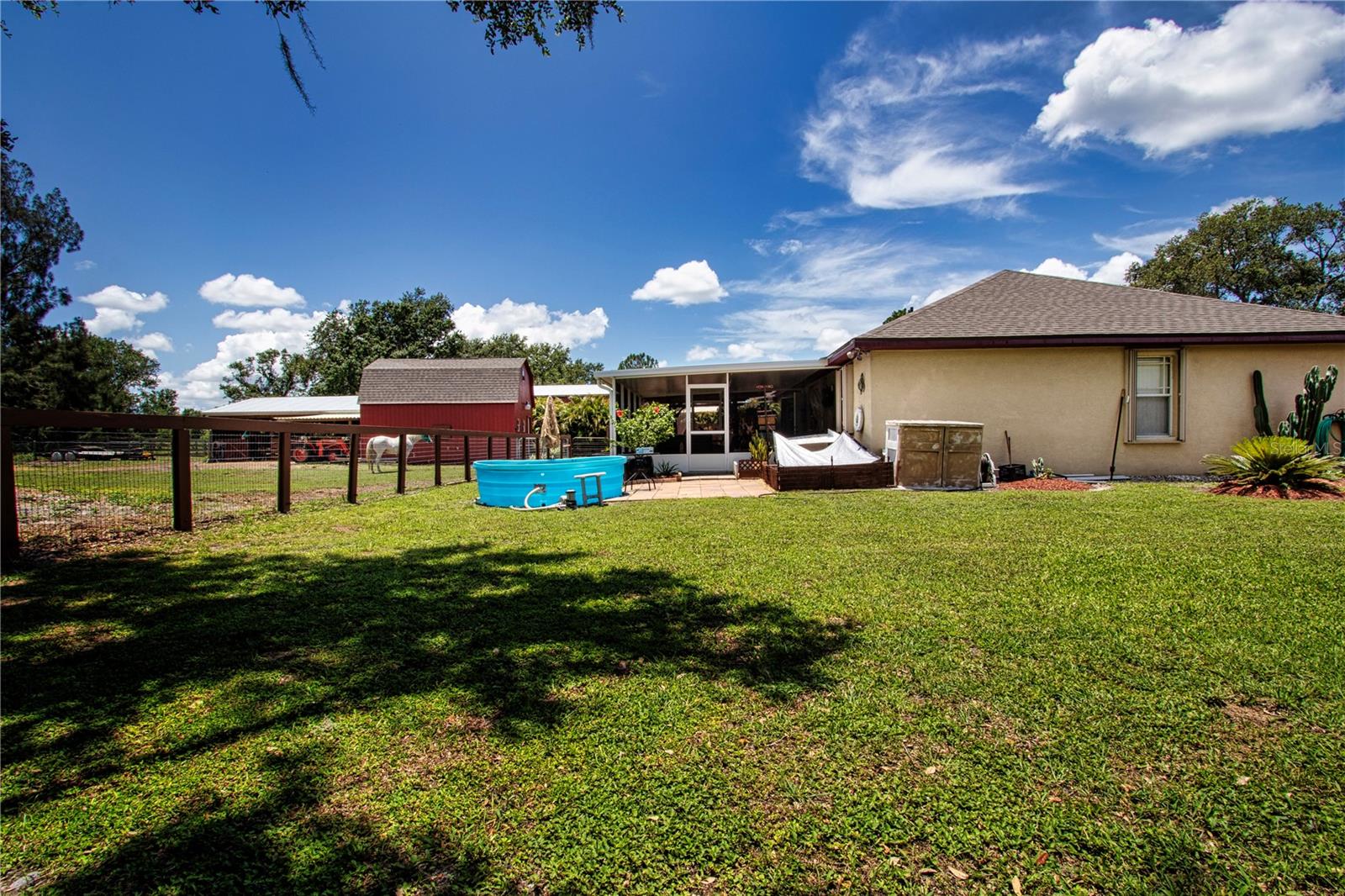 Expansive Back Yard