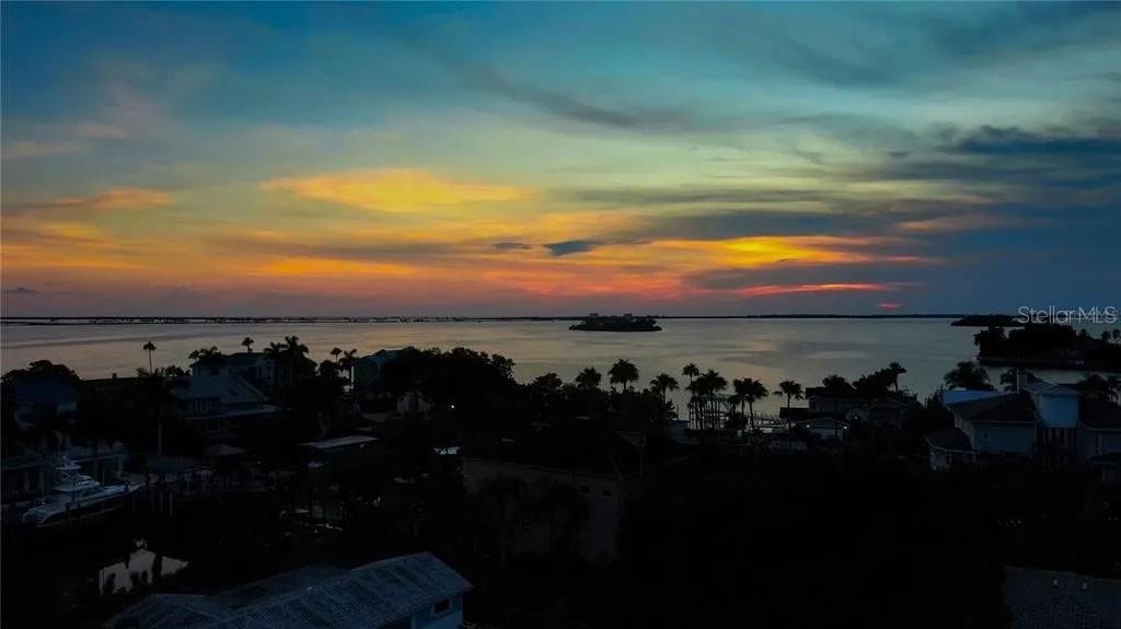 Sunset facing West