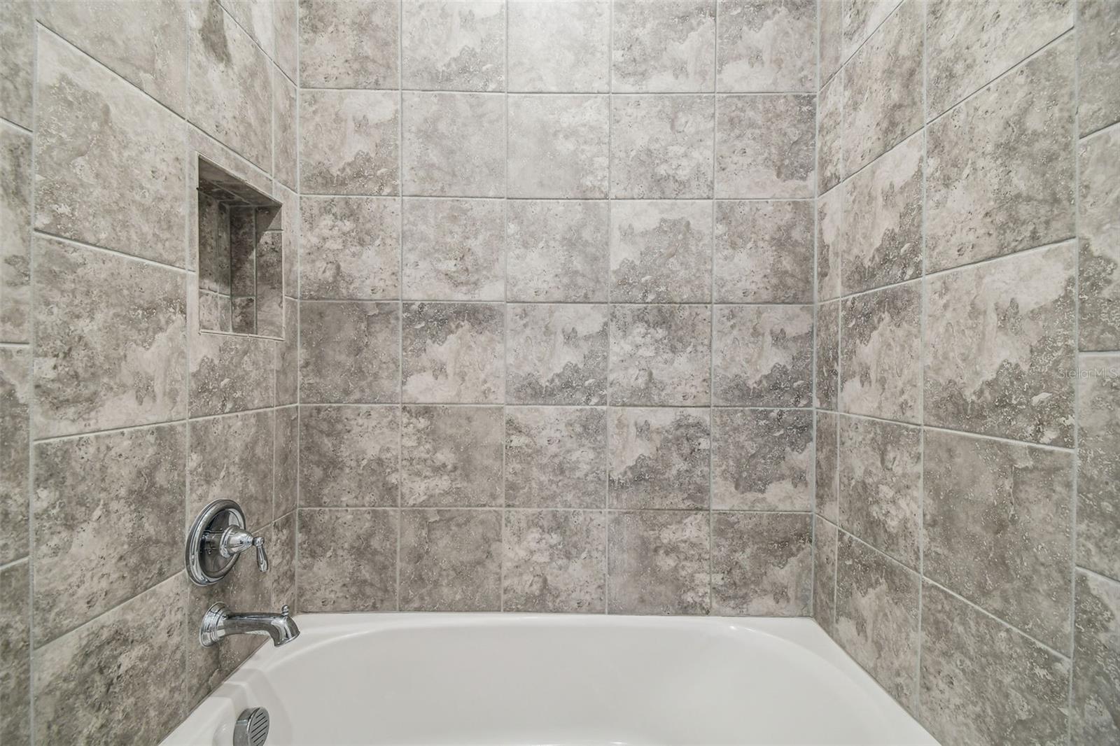 custom tiled tub