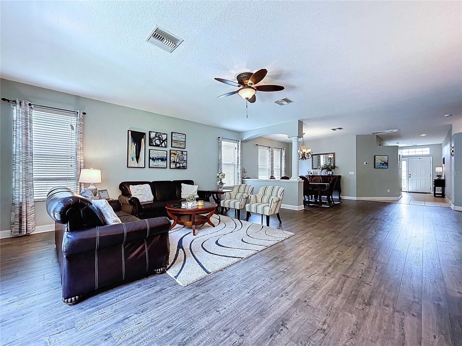 Great room looking towards dining room