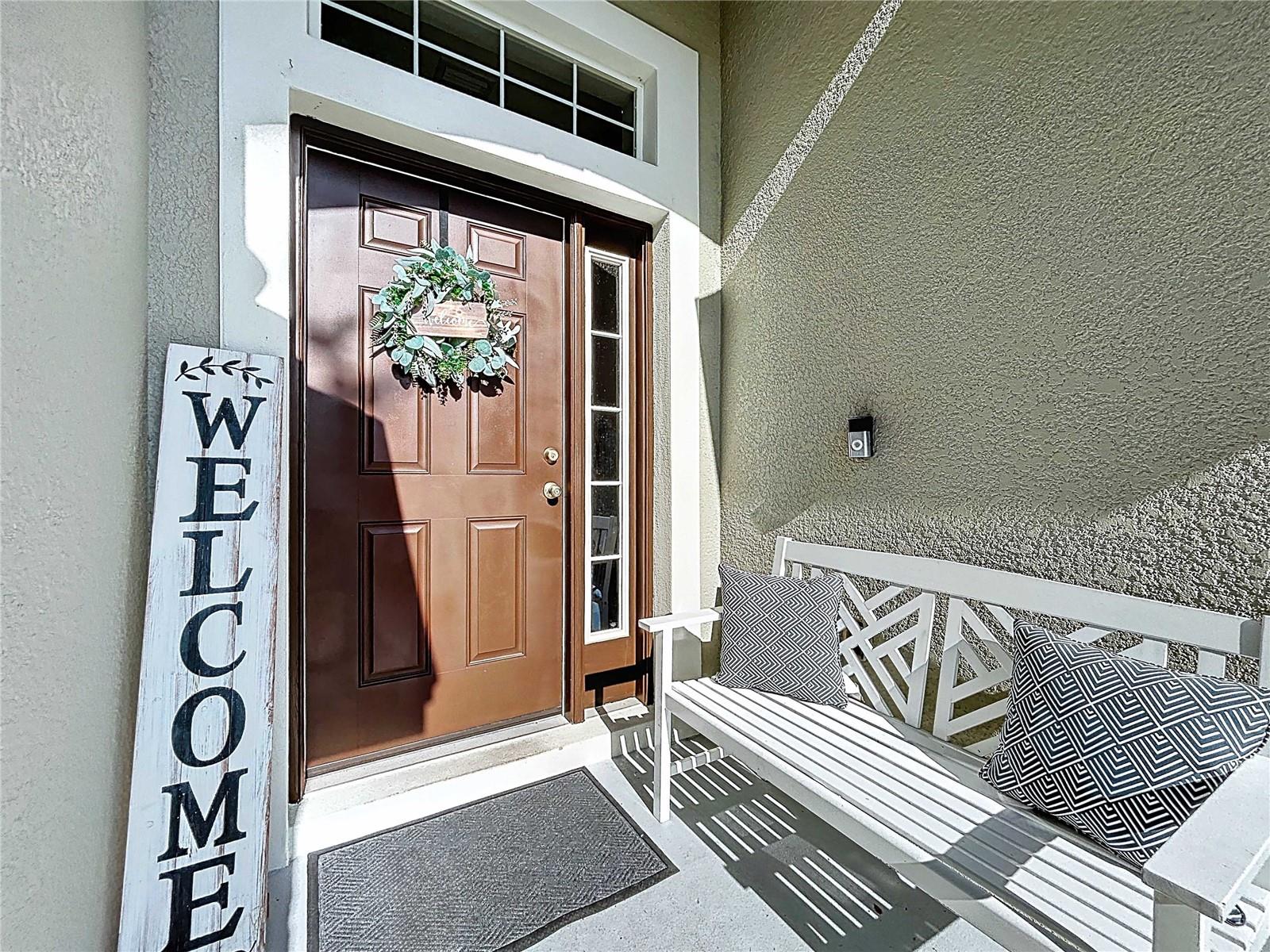 Exterior front door area