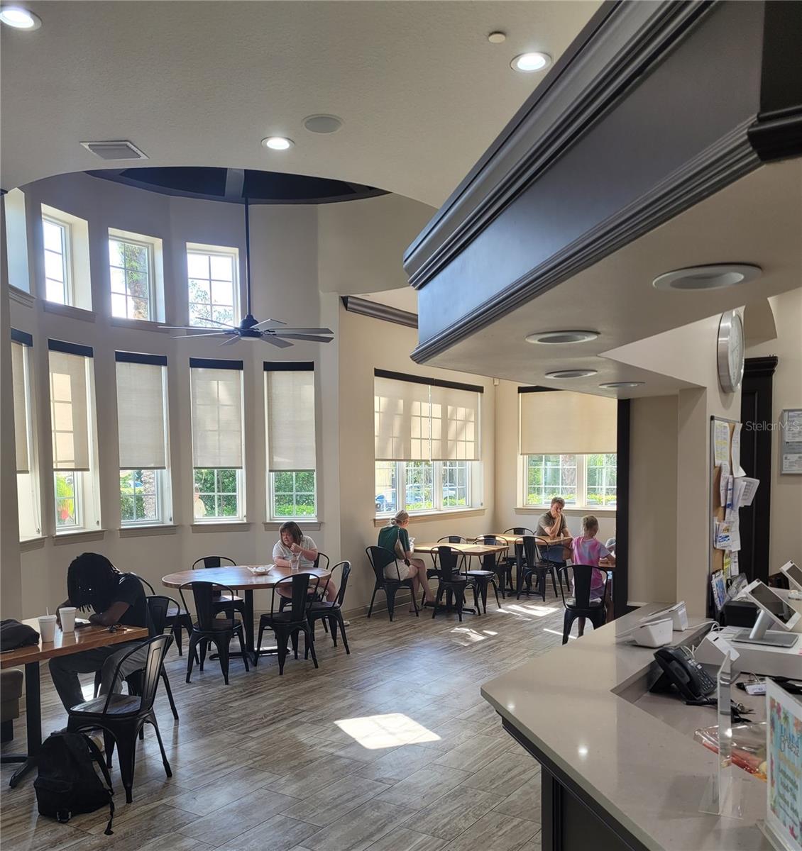 The cafe at Seven Oaks Clubhouse