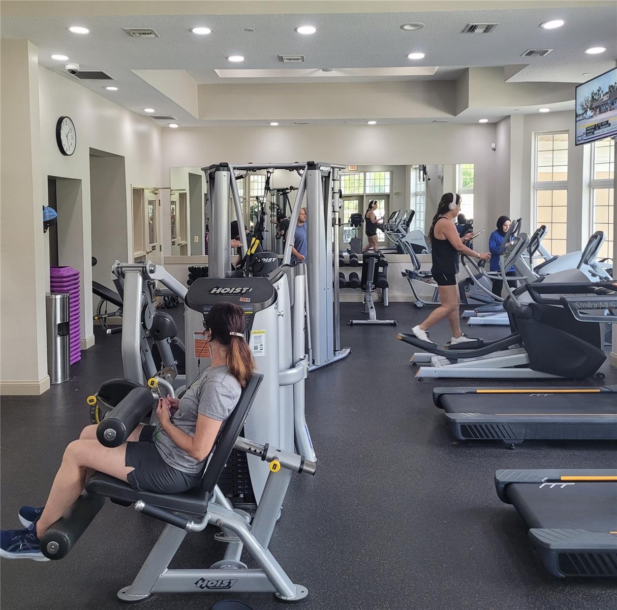 Clubhouse fitness room