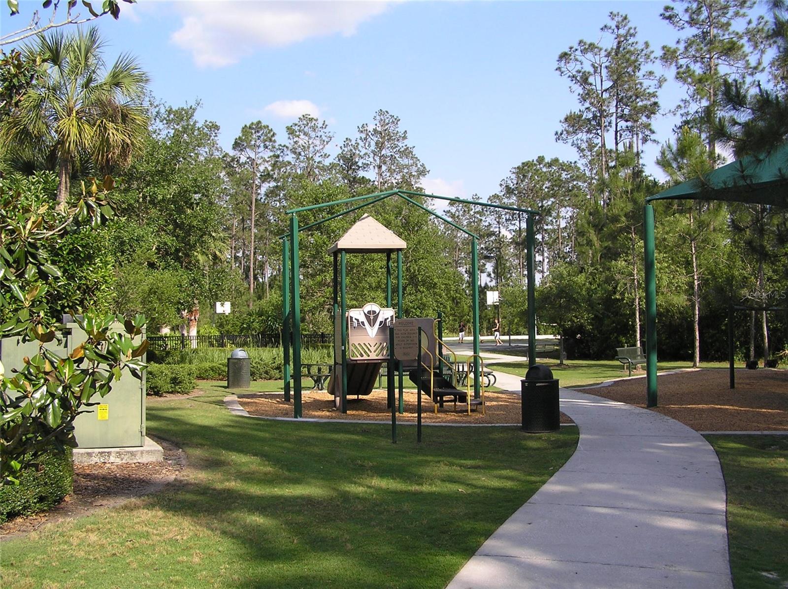 Walk-way to athletic fields