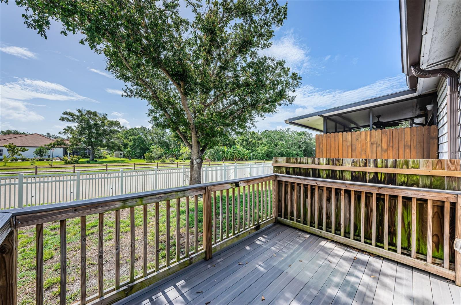 Rear porch
