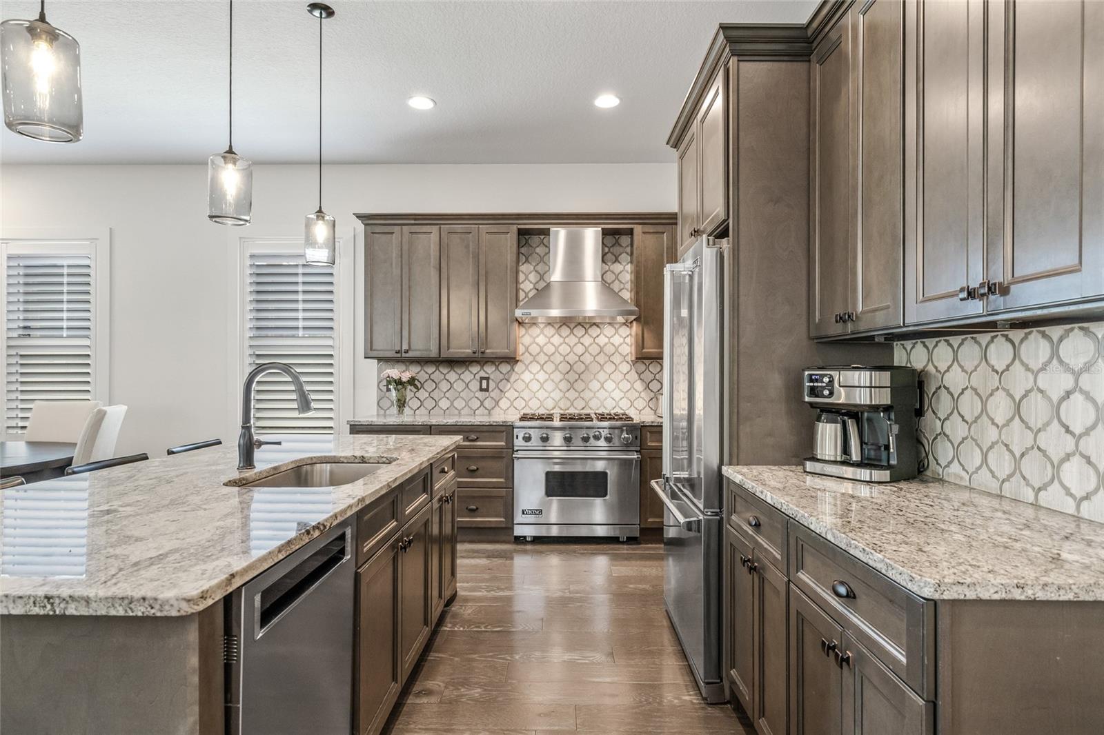 Viking appliances provide a level of class.