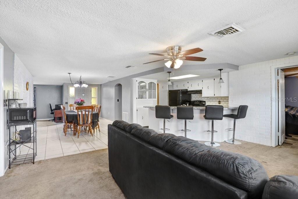 Family Room & Dining Room