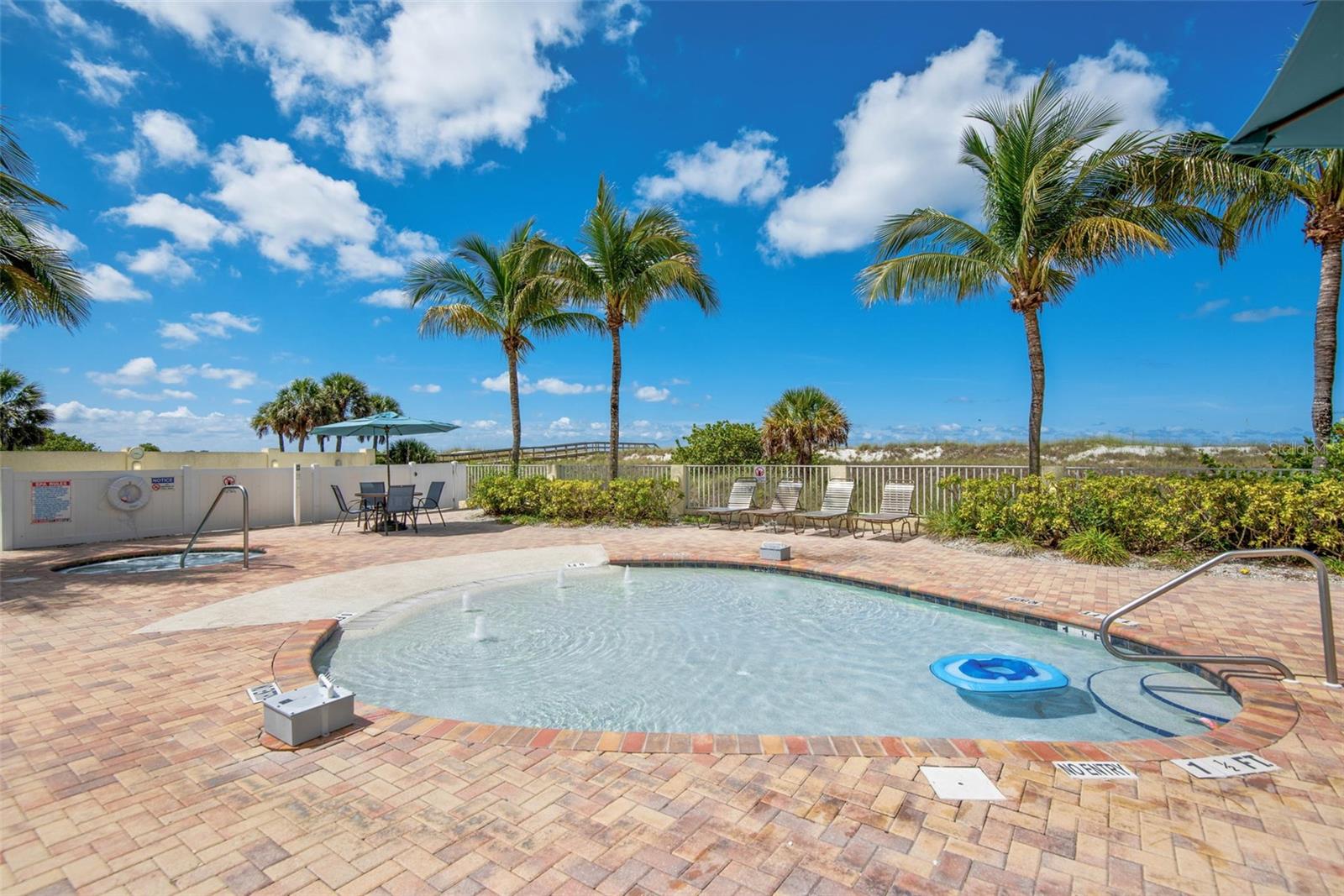 Kiddie Pool and Hot Tub