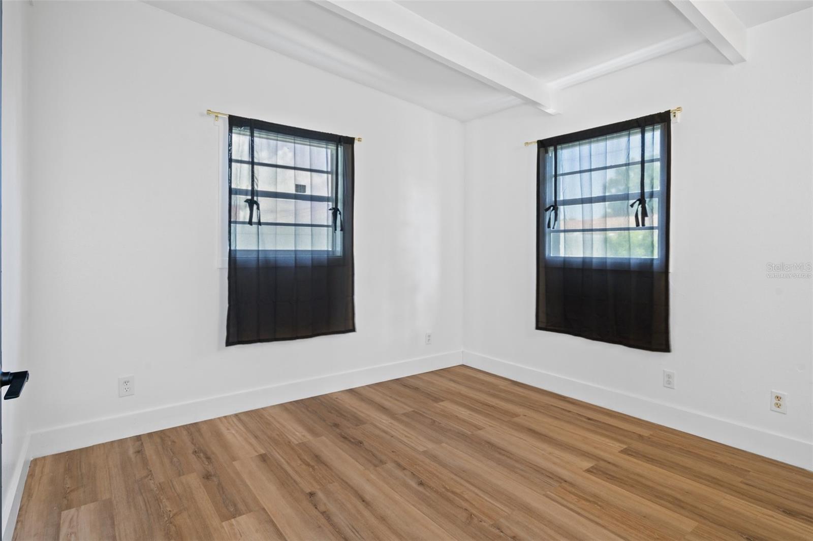 same bedroom not virtually staged