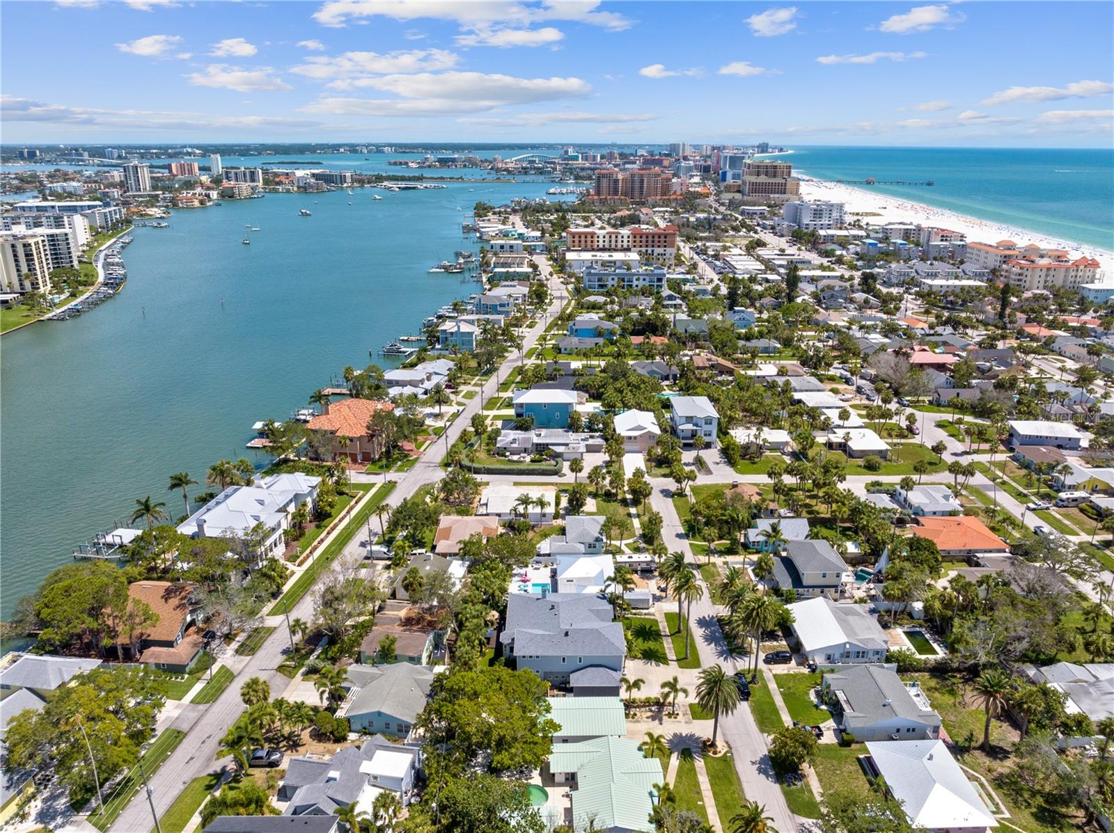 South View.  Home located 1 block from the Intracoastal waterway.