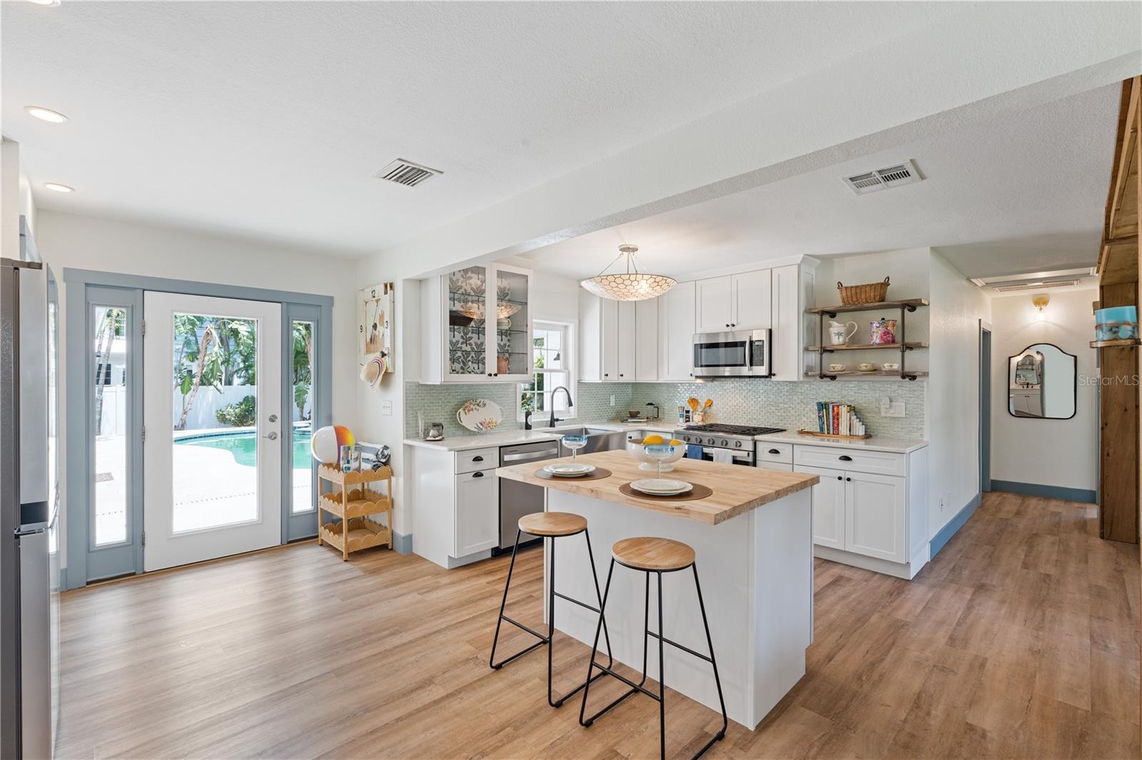 Newly Remodeled Kitchen with new appliances and Gas Range