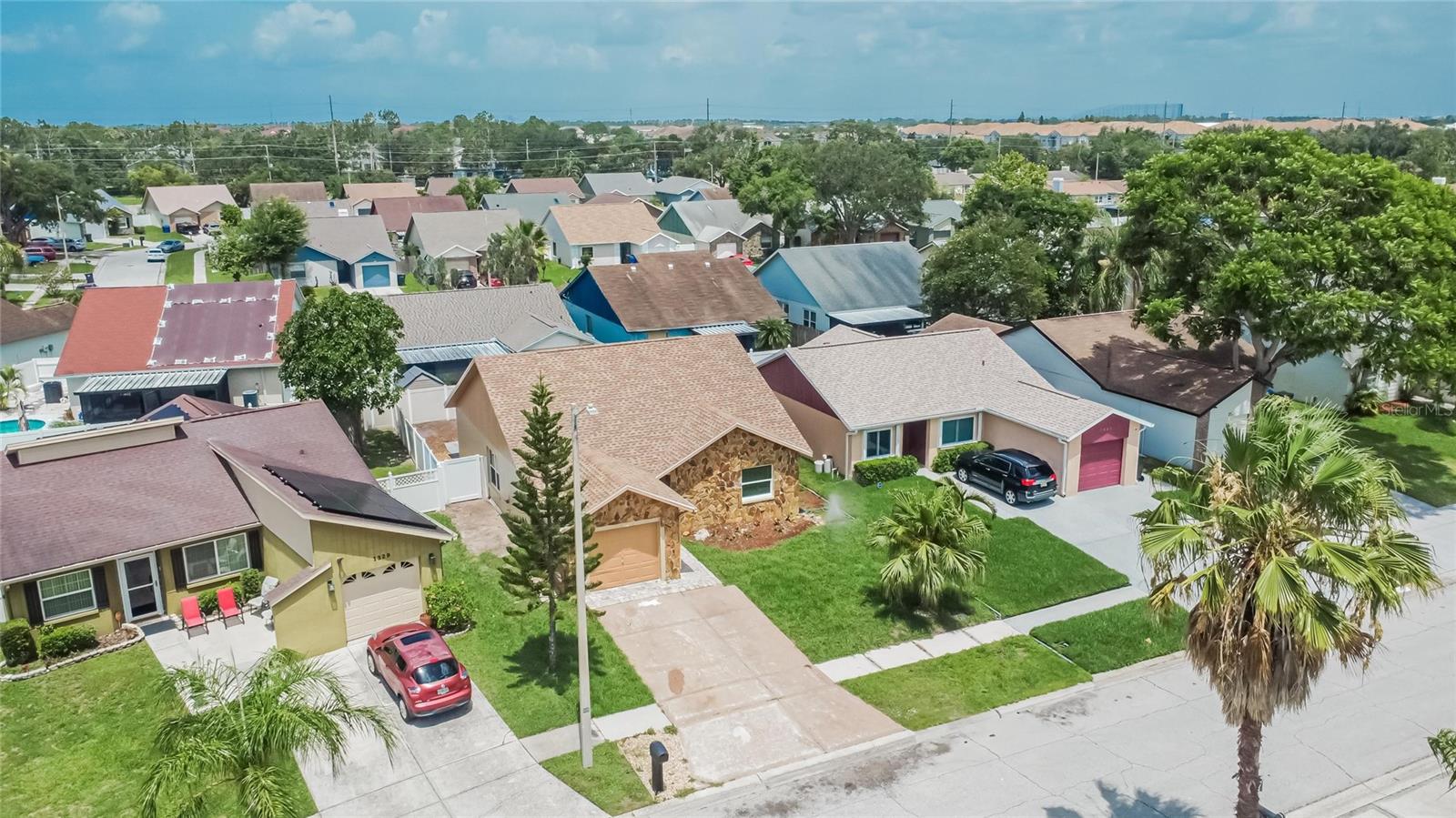 Aerial at 1331 Coolmont Dr, Brandon, FL MLS#TB8396351