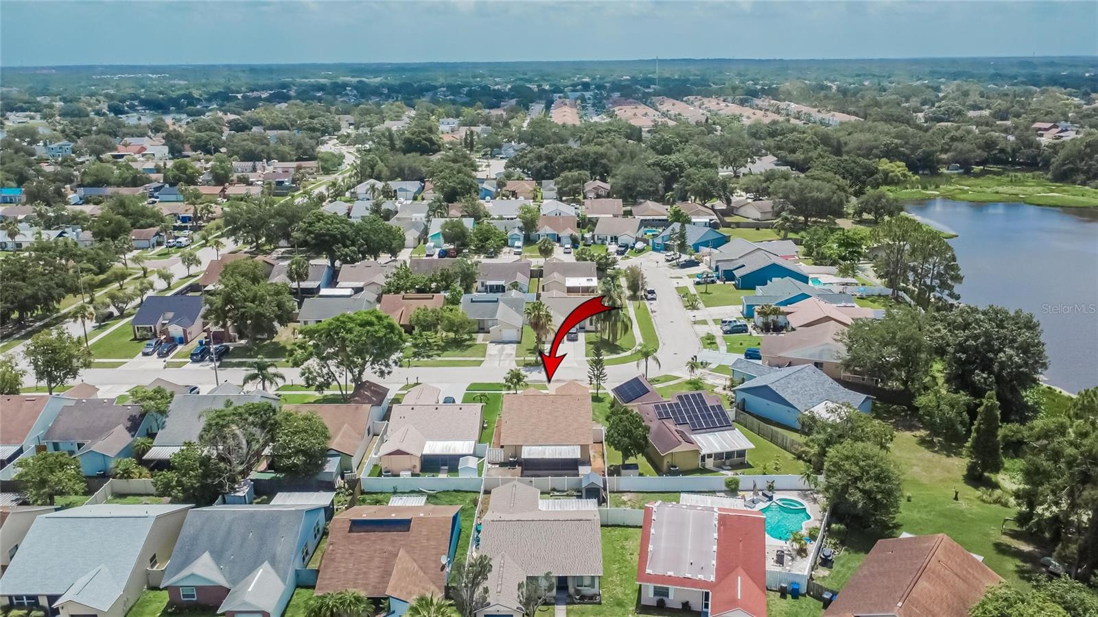 Aerial at 1331 Coolmont Dr, Brandon, FL MLS#TB8396351
