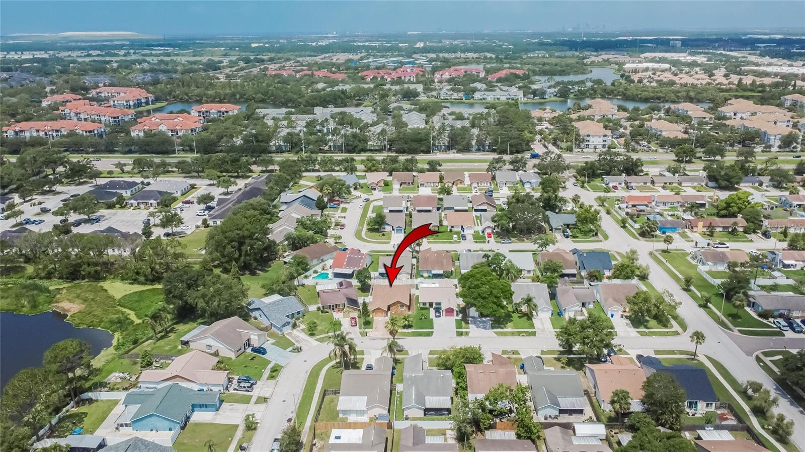 Aerial at 1331 Coolmont Dr, Brandon, FL MLS#TB8396351