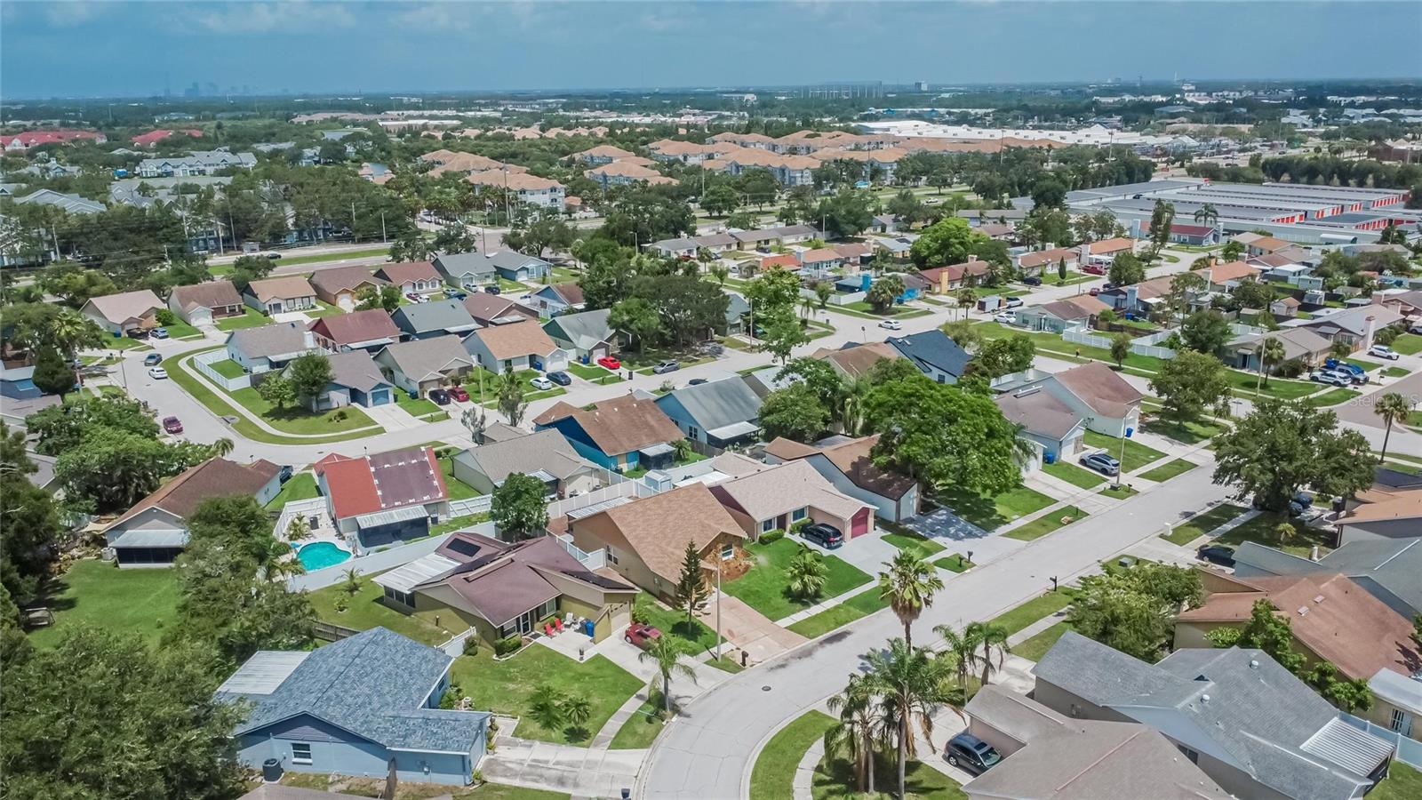 Aerial at 1331 Coolmont Dr, Brandon, FL MLS#TB8396351