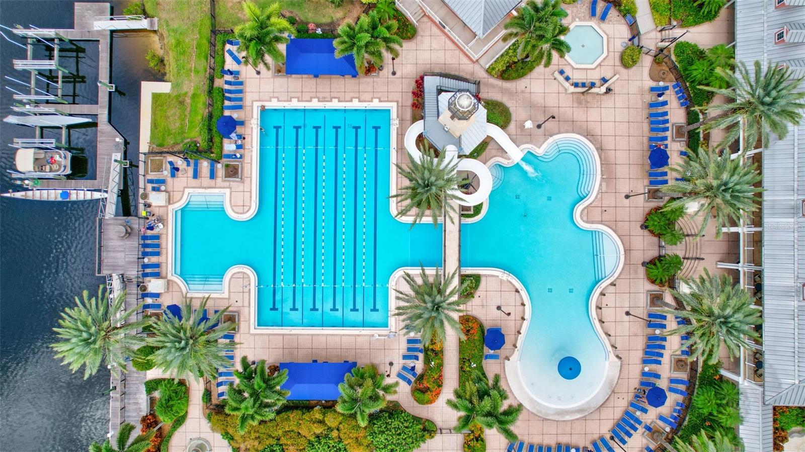 Lap Pool, Swimming/Wading Pool and Clubhouse