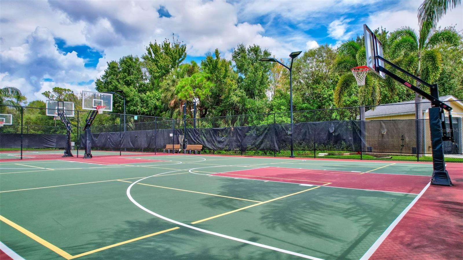 View of Basket Ball Courts & Tennis Courts