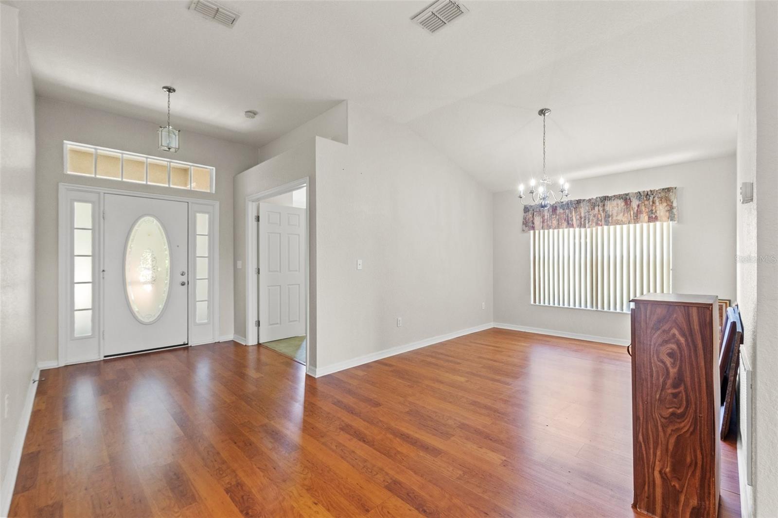 Front Entry and Dining Room