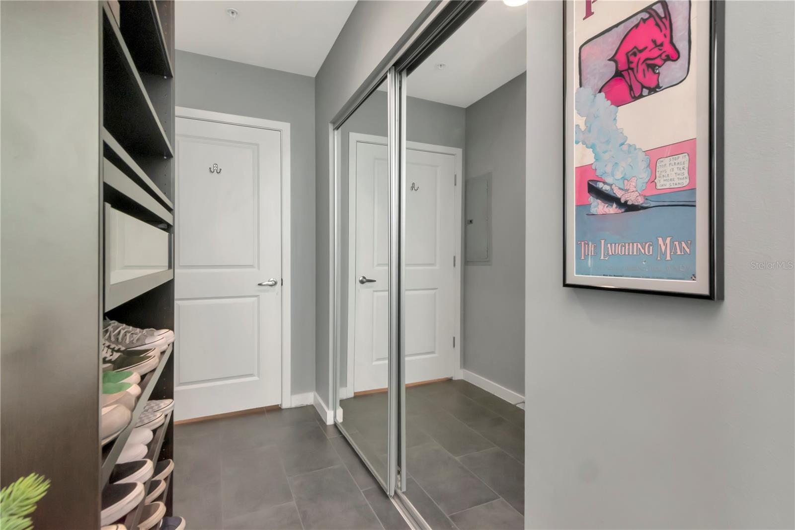 Primary Closet and Hallway