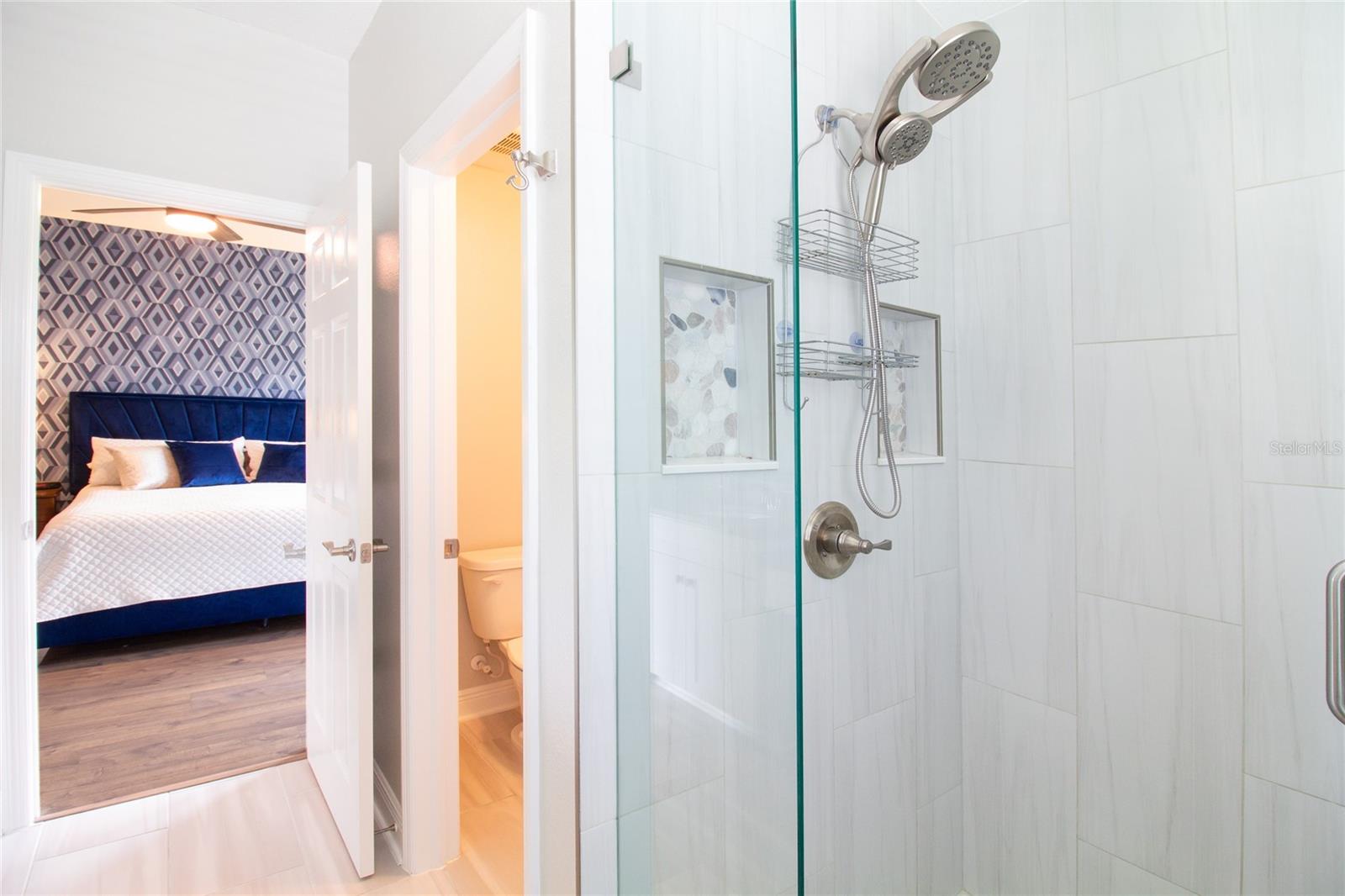Newly renovated Primary Shower