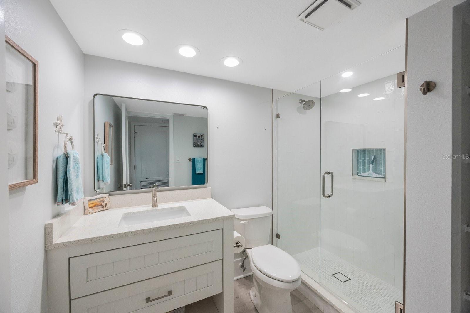 Guest Bath in Hall