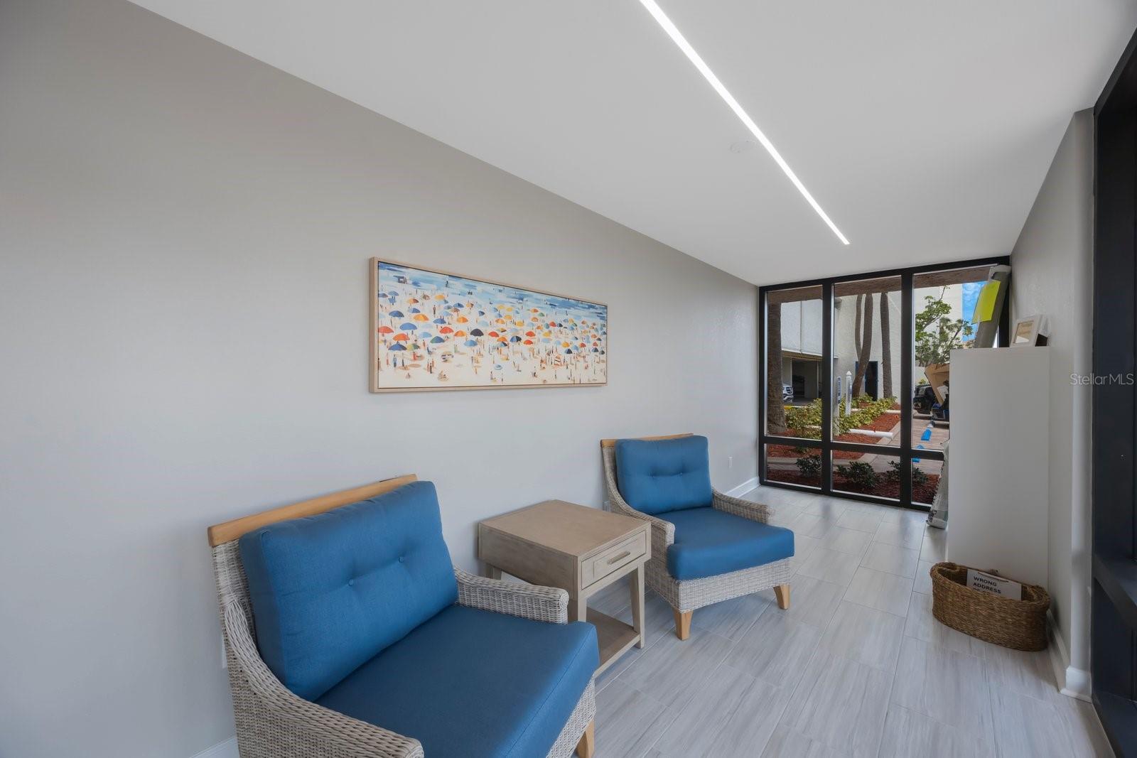 Lobby with Coded Access