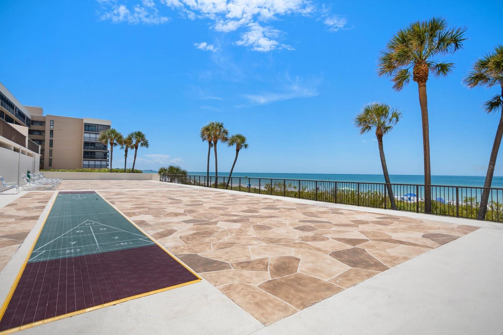 Shuffleboard on Community Deck