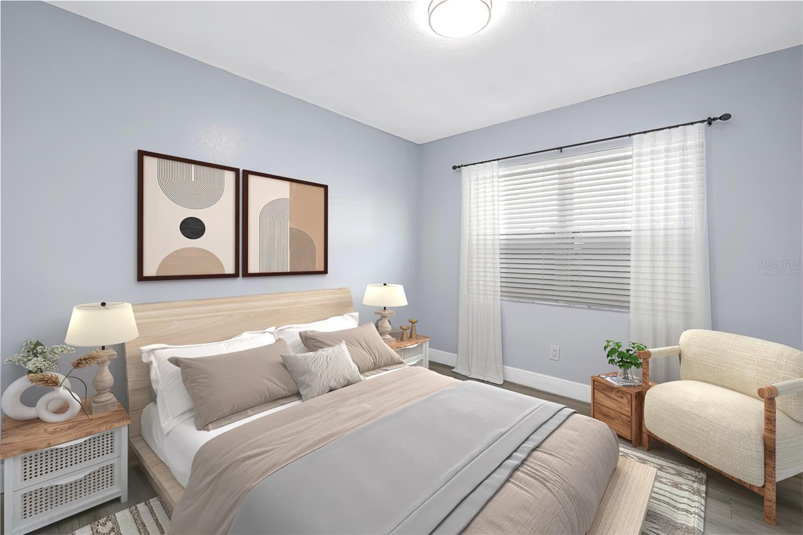 Bedroom #2 - This photo is virtually staged